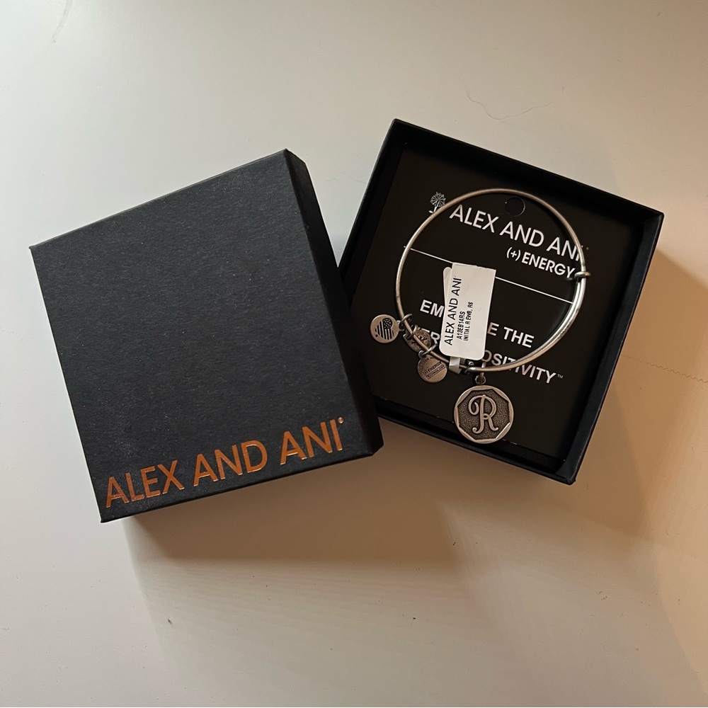 NWT - Alex & Ani “R” Initial Bracelet - Picture 9 of 13